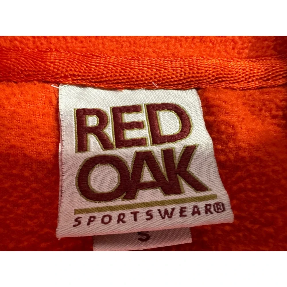Florida Gators NCAA Red Oak‎ Sm Sportswear Orange Fleece 1/4 Zip Pullover Jacket